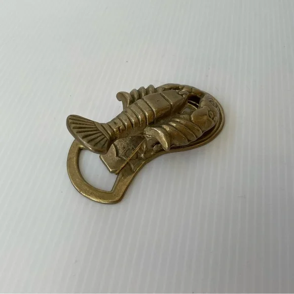 Vintage Brass Lobster Crayfish Paper Letter Clip Clasp - Picture 3 of 7